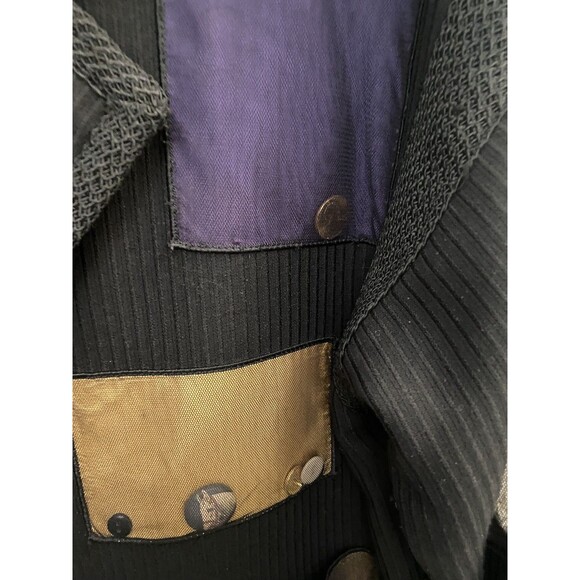 Max & Mabel Art to Wear Patchwork Blazer Size 0 - Picture 5 of 13